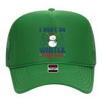 OTTO Cap 5 Panel High Crown Mesh Back Trucker Hat Thumbnail