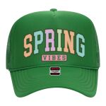 OTTO Cap 5 Panel High Crown Mesh Back Trucker Hat Thumbnail