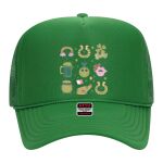 OTTO Cap 5 Panel High Crown Mesh Back Trucker Hat Thumbnail