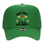 OTTO Cap 5 Panel High Crown Mesh Back Trucker Hat Thumbnail