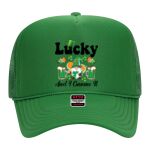 OTTO Cap 5 Panel High Crown Mesh Back Trucker Hat Thumbnail