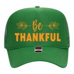OTTO Cap 5 Panel High Crown Mesh Back Trucker Hat Thumbnail