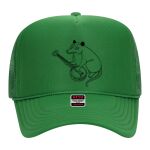 OTTO Cap 5 Panel High Crown Mesh Back Trucker Hat Thumbnail