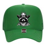 OTTO Cap 5 Panel High Crown Mesh Back Trucker Hat Thumbnail