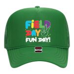 OTTO Cap 5 Panel High Crown Mesh Back Trucker Hat Thumbnail