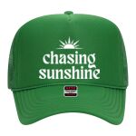 OTTO Cap 5 Panel High Crown Mesh Back Trucker Hat Thumbnail