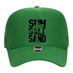 OTTO Cap 5 Panel High Crown Mesh Back Trucker Hat Thumbnail