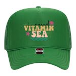 OTTO Cap 5 Panel High Crown Mesh Back Trucker Hat Thumbnail