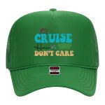 OTTO Cap 5 Panel High Crown Mesh Back Trucker Hat Thumbnail