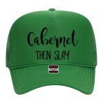 OTTO Cap 5 Panel High Crown Mesh Back Trucker Hat Thumbnail
