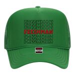 OTTO Cap 5 Panel High Crown Mesh Back Trucker Hat Thumbnail