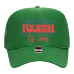 OTTO Cap 5 Panel High Crown Mesh Back Trucker Hat Thumbnail