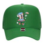 OTTO Cap 5 Panel High Crown Mesh Back Trucker Hat Thumbnail