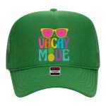 OTTO Cap 5 Panel High Crown Mesh Back Trucker Hat Thumbnail