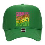 OTTO Cap 5 Panel High Crown Mesh Back Trucker Hat Thumbnail