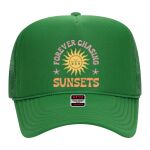 OTTO Cap 5 Panel High Crown Mesh Back Trucker Hat Thumbnail
