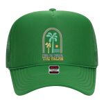 OTTO Cap 5 Panel High Crown Mesh Back Trucker Hat Thumbnail