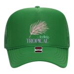 OTTO Cap 5 Panel High Crown Mesh Back Trucker Hat Thumbnail