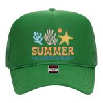 OTTO Cap 5 Panel High Crown Mesh Back Trucker Hat Thumbnail