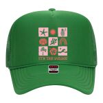 OTTO Cap 5 Panel High Crown Mesh Back Trucker Hat Thumbnail