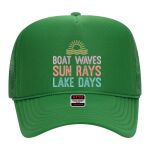 OTTO Cap 5 Panel High Crown Mesh Back Trucker Hat Thumbnail