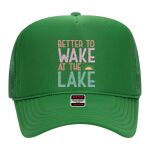 OTTO Cap 5 Panel High Crown Mesh Back Trucker Hat Thumbnail