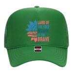 OTTO Cap 5 Panel High Crown Mesh Back Trucker Hat Thumbnail