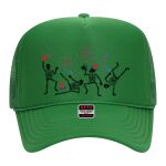 OTTO Cap 5 Panel High Crown Mesh Back Trucker Hat Thumbnail