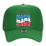 OTTO Cap 5 Panel High Crown Mesh Back Trucker Hat Thumbnail
