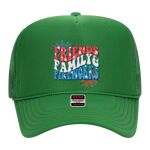 OTTO Cap 5 Panel High Crown Mesh Back Trucker Hat Thumbnail