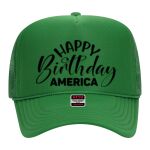OTTO Cap 5 Panel High Crown Mesh Back Trucker Hat Thumbnail