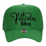 OTTO Cap 5 Panel High Crown Mesh Back Trucker Hat Thumbnail