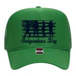 OTTO Cap 5 Panel High Crown Mesh Back Trucker Hat Thumbnail