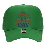 OTTO Cap 5 Panel High Crown Mesh Back Trucker Hat Thumbnail