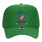 OTTO Cap 5 Panel High Crown Mesh Back Trucker Hat Thumbnail