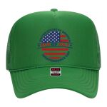 OTTO Cap 5 Panel High Crown Mesh Back Trucker Hat Thumbnail