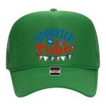 OTTO Cap 5 Panel High Crown Mesh Back Trucker Hat Thumbnail