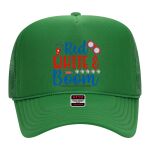 OTTO Cap 5 Panel High Crown Mesh Back Trucker Hat Thumbnail