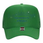 OTTO Cap 5 Panel High Crown Mesh Back Trucker Hat Thumbnail