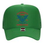 OTTO Cap 5 Panel High Crown Mesh Back Trucker Hat Thumbnail