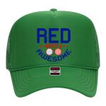 OTTO Cap 5 Panel High Crown Mesh Back Trucker Hat Thumbnail