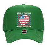 OTTO Cap 5 Panel High Crown Mesh Back Trucker Hat Thumbnail