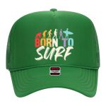 OTTO Cap 5 Panel High Crown Mesh Back Trucker Hat Thumbnail