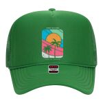 OTTO Cap 5 Panel High Crown Mesh Back Trucker Hat Thumbnail