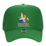 OTTO Cap 5 Panel High Crown Mesh Back Trucker Hat Thumbnail