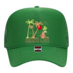 OTTO Cap 5 Panel High Crown Mesh Back Trucker Hat Thumbnail