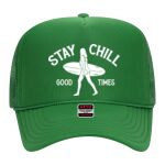 OTTO Cap 5 Panel High Crown Mesh Back Trucker Hat Thumbnail