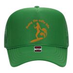 OTTO Cap 5 Panel High Crown Mesh Back Trucker Hat Thumbnail