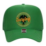 OTTO Cap 5 Panel High Crown Mesh Back Trucker Hat Thumbnail