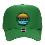OTTO Cap 5 Panel High Crown Mesh Back Trucker Hat Thumbnail